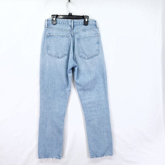 Agolde Straight-Leg Womens Jeans Size 26 Crop 26" Inseam Button Fly - Picture 2 of 13